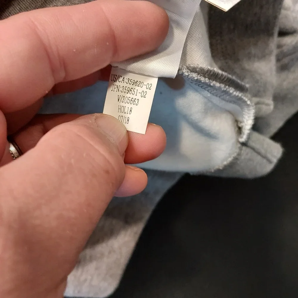 Banana Republic Medium Moisture Wicking Bungee Hoodie Grey Quarter Zip Pullover